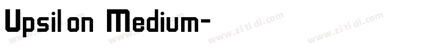 Upsilon Medium字体转换